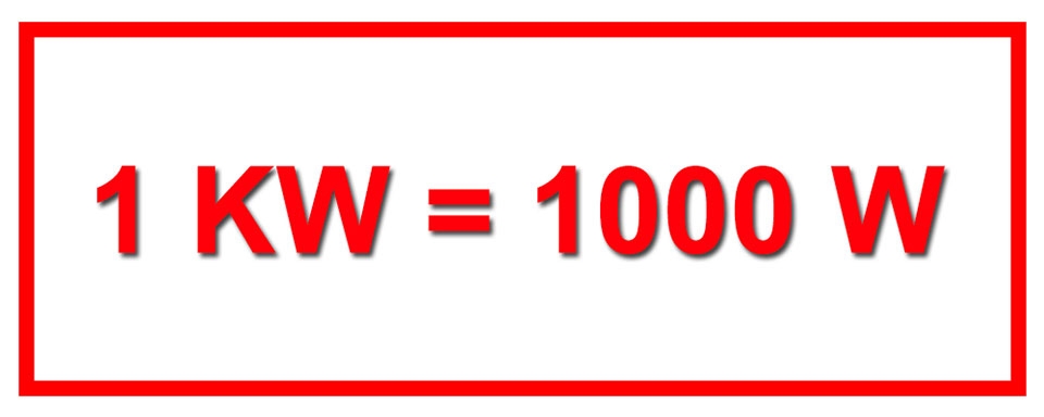 1kW Bằng Bao Nhiêu W? Cách Quy Đổi kW Sang W & Tính Tiền Điện