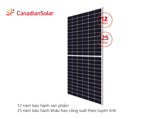 Tấm pin năng lượng mặt trời Canadian 415W 3 Tấm pin năng lượng mặt trời Canadian 415W - Ảnh 3